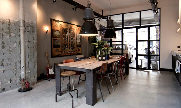 Adopsi konsep industrial, Sumber: vincentandbarn.co.uk