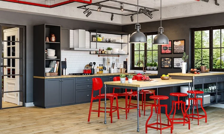 Ruang makan dengan style cafe, Sumber: designcafe.com