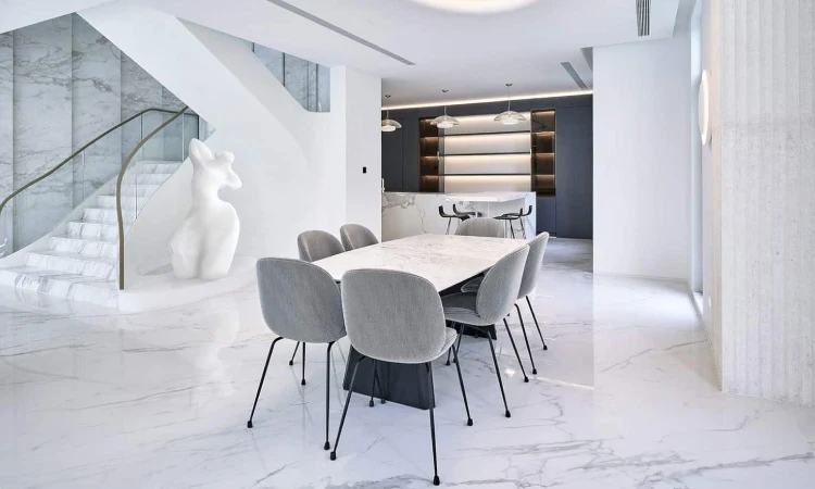 Ruang makan modern dan minimalis, Sumber: futuristarchitecture.com