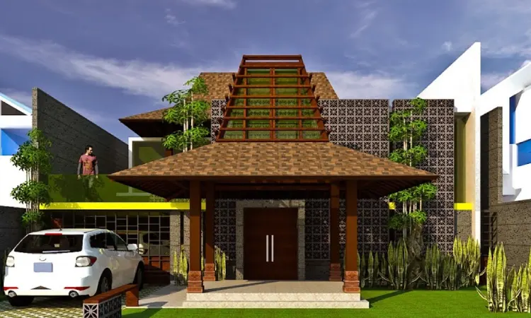 Ciri khas arsitektur tradisional modern, Sumber: youtube.com